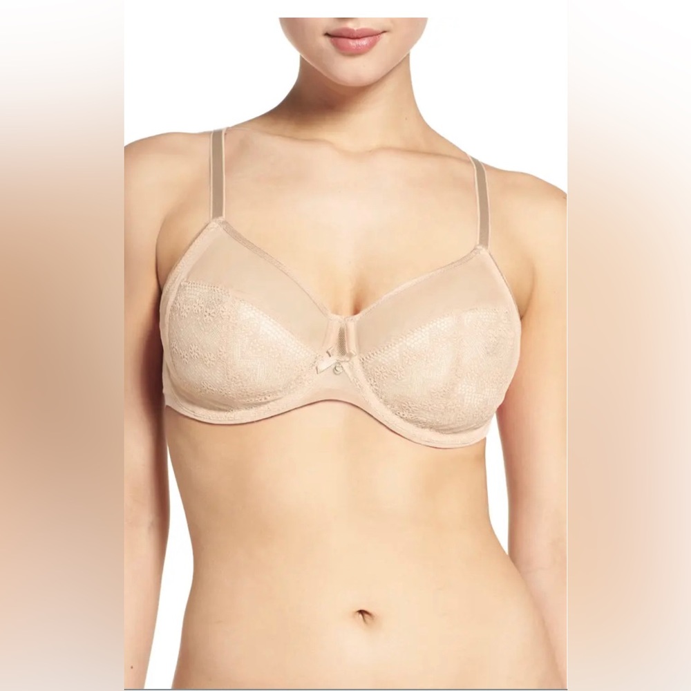 NWOT Chantelle Lingerie Revele Moi Perfect Fit Underwire Bra 36F (DDD) Suede